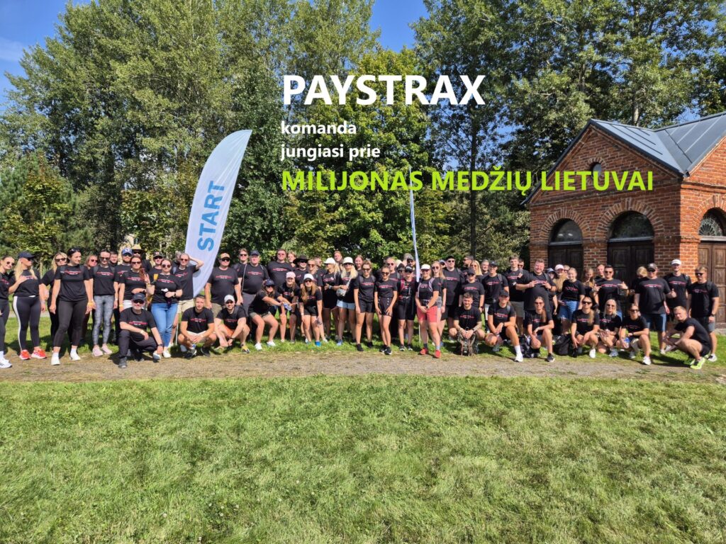 Prie „Milijono medžių Lietuvai“ jungiasi PAYSTRAX: medžius sodins pati komanda