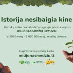 Kai filmas tampa veiksmu: „Kirstukų miško pranašystė“ jungiasi prie „Milijonas medžių Lietuvai“